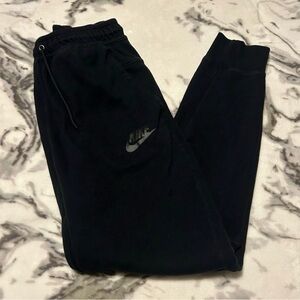 black nike tech track pants size M